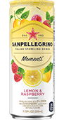 momenti lemon and raspberry drink details